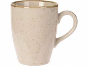 Porcelanowy kubek do KAWY HERBATY 350 ml PIASKOWY