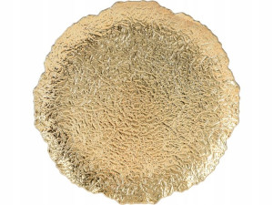 ZŁOTY Podtalerz Podkładka Taca Patera 33 cm - GOLD