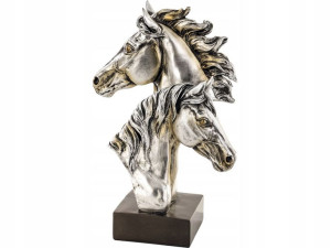 Figurka Statuetka Posążek GŁOWY KONI - 28x19x9 cm