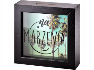NA PREZENT Ramka Skarbonka 15x15x5cm - NA MARZENIA