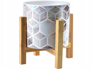 AVA Doniczka ceramiczna Kwietnik Stojak na kwiaty