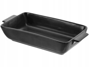 ŻAROODPORNE Naczynie do zapiekania 20x11 cm CZARNE