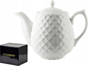 BIAŁY Porcelanowy Dzbanek 750 ml - DZIEŃ MAMY