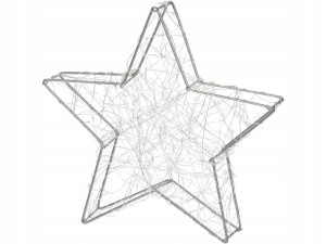 Gwiazda 30 LED podświetlana ŚWIĄTECZNA ozdoba 30cm