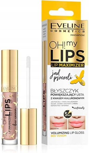 Eveline błyszczyk OH MY LIP Max Jad Pszczeli