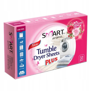 SMART Chusteczki zapachowe do suszarki Rose 32szt