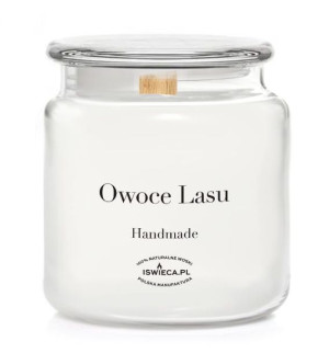 Owoce Lasu. Mega Naturalna Świeca Sojowa. 600 ml