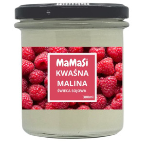 Kwaśna Malina Świeca Sojowa 300Ml Zapachowa