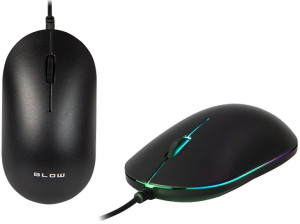 Mysz myszka optyczna BLOW MP-60 USB czarna do PC laptopa