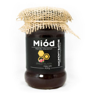 Miód spadziowy 400 g Malinowy Bartnik