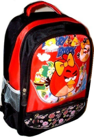 ANGRY BIRDS plecak szkolny 3 komory piórnik GRATIS
