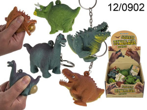 Brelok Gniotek Dinozaur