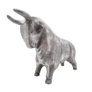 Byk- Figurka Dekoracyjna Aluminium