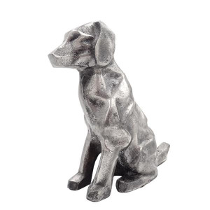 Figurka Psa 26 Cm, Aluminium