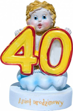 Figurka Aniołka - Anioł Na 40 Urodziny