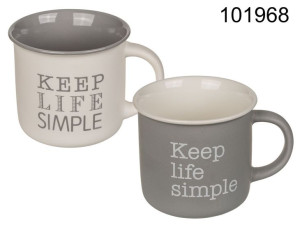 Kubek Retro Keep Life Simple