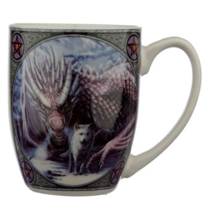 Kubek Porcelanowy Smok I Wilk- Lisa Parker