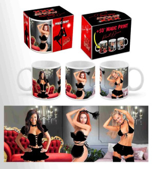 Kubek Magiczny Xxx Show Pokojówki - Zmienia Kolor!