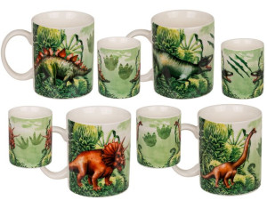 Kubek Dinozaur Porcelana Kostna