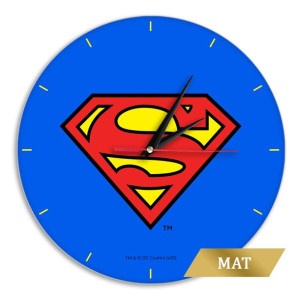 Zegar Ścienny 29 Cm - Superman - Produkt Licencyjny
