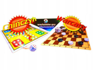 CHIŃCZYK WARCABY dwie plansze GRA RODZINNA 2w1