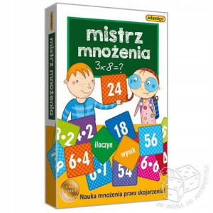 gra MISTRZ MNOŻENIA nauka i zabawa w jednym 2w1