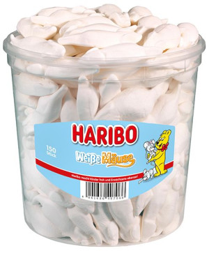 Haribo Pianki Myszki 1050g Duży Box 150szt