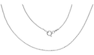 Łańcuszek Srebrny Kulkowy Kuleczki Kulki 1,2mm 100cm Srebro 925