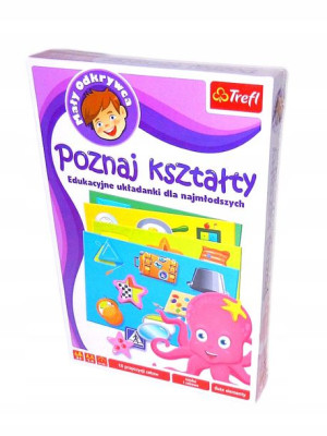 POZNAJ KSZTAŁTY edukacyjna GRA - układanka