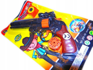 Rewolwer Pistolet Na Kapiszony + + + Gratis Naboje
