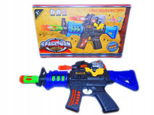 dinozaur KARABIN pistolet OBRACANY MAGAZYNEK LED