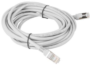Kabel krosowy patchcord FTP kat.5e 3m szary LANBERG
