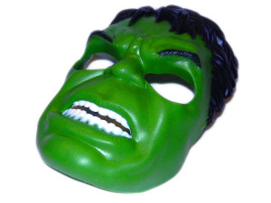 HULK mocna MASKA super efekty ŚWIECĄCA HALK