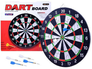 Strzelnica - Tarcza Do Gry + Rzutki - Dart Board