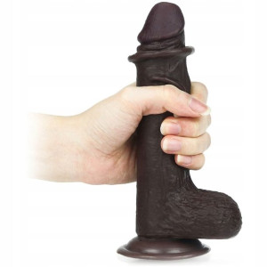 Realistyczne Dildo Z Ruchomą Skórką I Kręgosłupem
