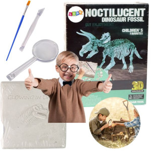 Wykopalisko Dinozaur Figurka 3d Świeci Ciemności
