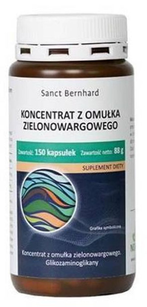 Omułek zielonowargowy Sanct Bernhard150 kapsułek