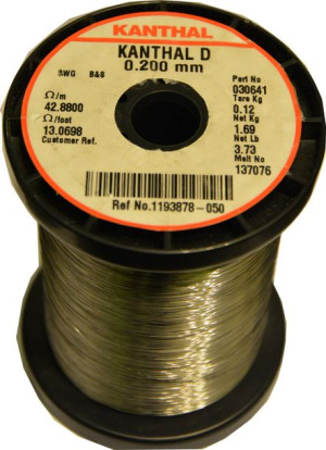 Drut oporowy KANTHAL D 0,2 mm 10 metrów