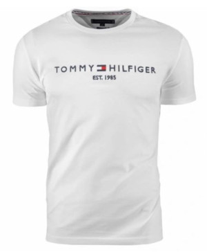 T-shirt Męski Koszulka Tommy Hilfiger EST Biały XXL