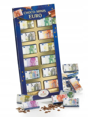 Czekoladki banknoty Euro czekoladki na prezent