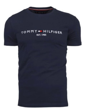 T-shirt Męski Koszulka Tommy Hilfiger EST Granatowy M