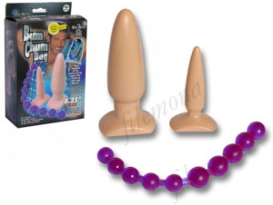 2 x WTYCZKA ANALNA + BACIK Zestaw analny Bum Chum