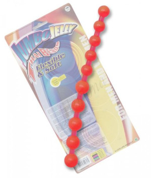BACIK ANALNY Jumbo Jelly Pink Flexible - KORALIKI