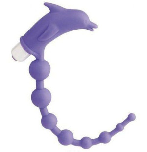 Bacik analny z wibrującym delfinem Cheerful Bead