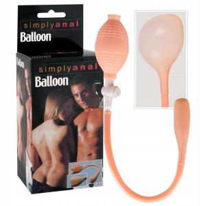 BALON ANALNY pompowana wtyczka analna lateks