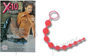 KORALIKI analne -- X-10 Beads Pink -- Bacik Analny