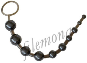 Koraliki analne X-10 Beads --- Czarny bacik analny