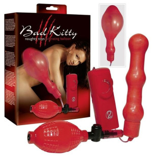 WIBRATOR -- balon analny -- Bad Kitty -- z POMPKĄ