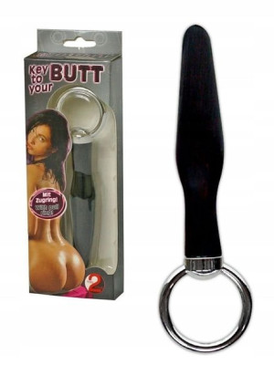 WTYCZKA ANALNA Key to your BUTT BLACK korek analny