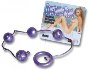 KULKI ANALNE Crystalline Beads Medium -- Koraliki